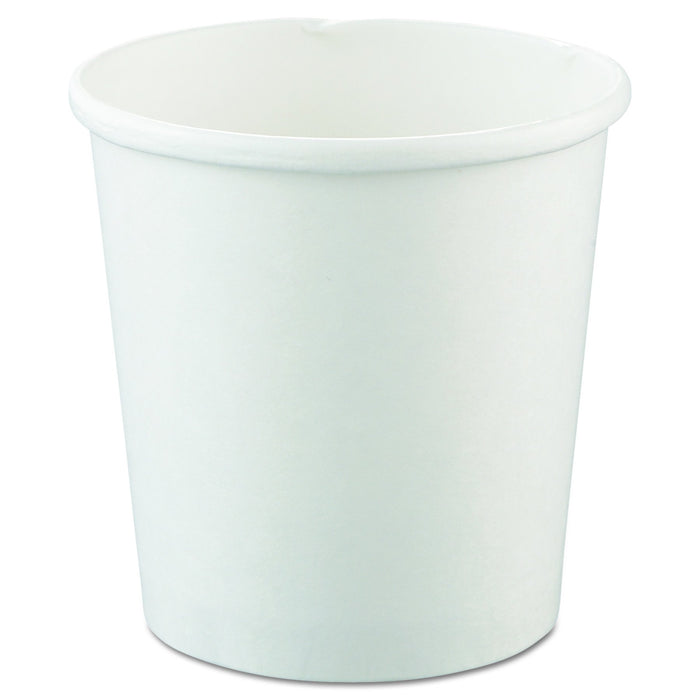 Solo H4165-2050 16 oz White Flexstyle DSP Paper Food Container (Case of 500)