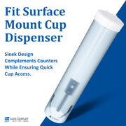 San Jamar Blue / 24 / 4-10 oz Drinking Cup Dispensers