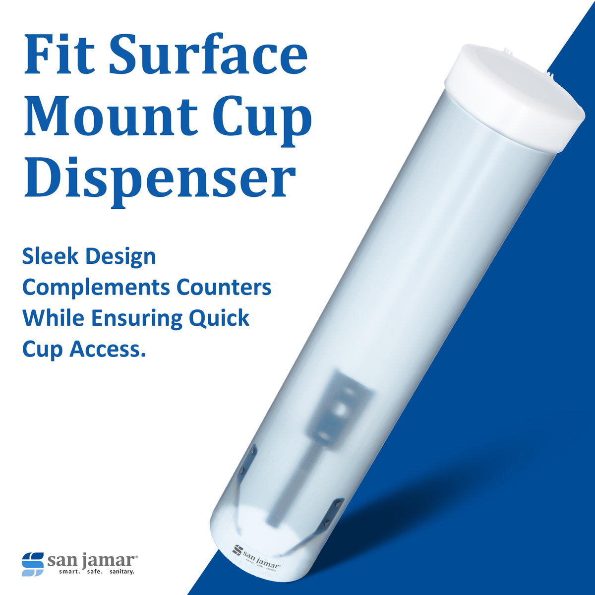 San Jamar Blue / 1 / 4-10 oz Cup Holders