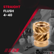 Plastic Thread Insert by E-Z LOK – One Size, Brass, Gold, Pack of 100, Model HI-004-WH