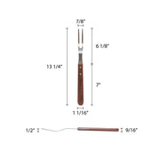 13" pot fork by Thunder Group – Stainless Steel, Sliver, Model SLTWPF013