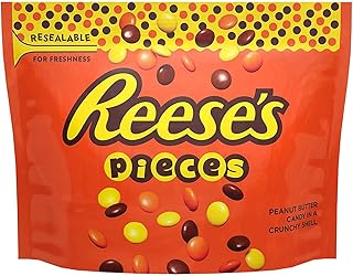 Reese's Pieces Chocolate Peanut Butter Candy, 9.9 oz (Pack of 2)