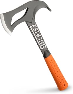 Estwing Hunter's Axe, 14.25" Orange Axe, Shock Reduction Grip, EOHA