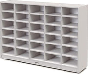 Jonti-Craft Rainbow Accents 4030JCWW000 30 Tub Mobile Storage - Without Tubs - Gray