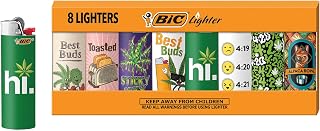 BIC Maxi Pocket Lighters, Safe and Reliable, Best Buds Series, 8-Count