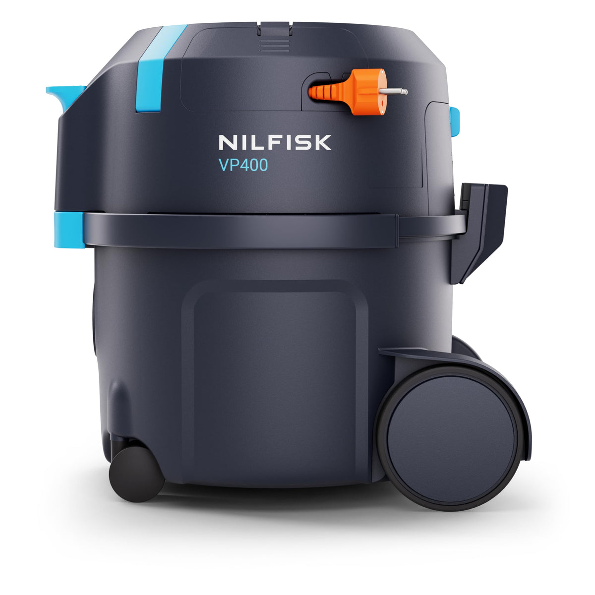 VP400 HEPA Canister Vacuum by Nilfisk – 2.6 gallons, Dark Grey, Model 107421174