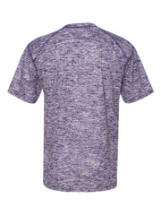 Blend Short Sleeve T-Shirt M Purple by Badger – Polyester, Purple, Model 4191