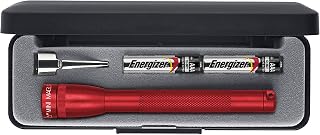 M3A032Maglite Mini Incandescent 2-Cell AAA Flashlight in Presentation Box, Red