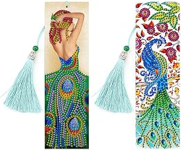 N/A2pcs5D Special Shape Diamond Painting Bookmark Mosaic Leather Page-Marker