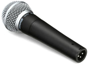 SM58 Cardioid Dynamic Vocal Microphone (2-Pack) by Shure – Stainless Steel, Pack of 2, Model SM58-LC-2pk