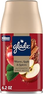 Glade Automatic Spray Refill, Air Freshener, Warm Apple & Spices, 6.2 oz