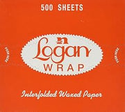 Norpak Logan Wrap Junior Paper Interfolded Deli Wax Paper, 10.75" Length x 8" Width | 12 Box/Case