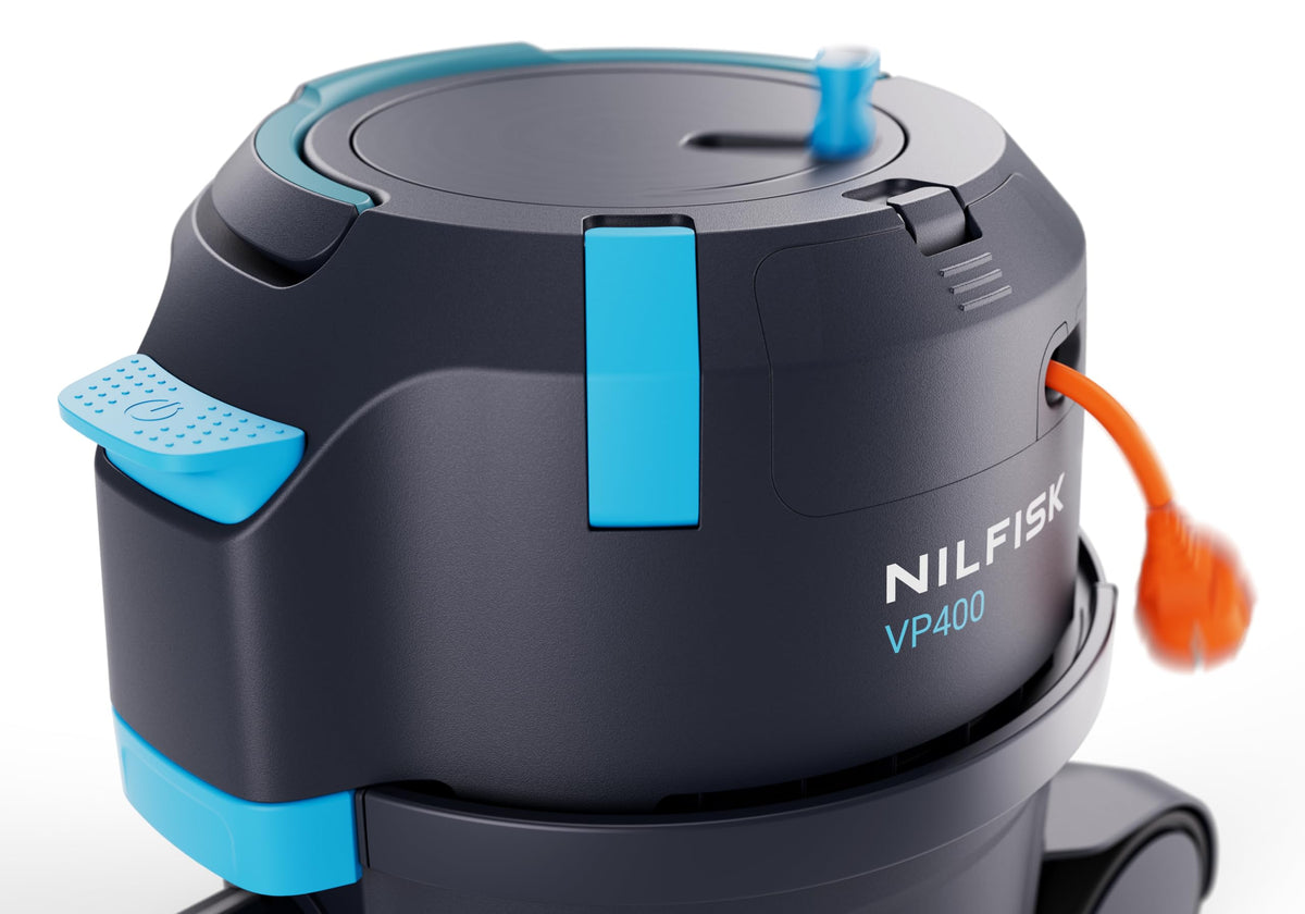 VP400 HEPA Canister Vacuum by Nilfisk – 2.6 gallons, Dark Grey, Model 107421174