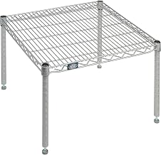 Nexelate Silver Epoxy Wire Dunnage Rack, 30"W x 24"D x 14"H