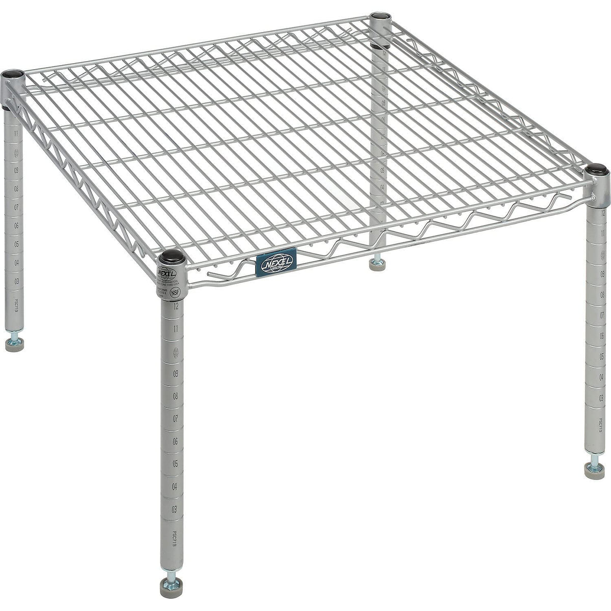 Nexelate Silver Epoxy Wire Dunnage Rack – Wire, Silver, Model P2430EP
