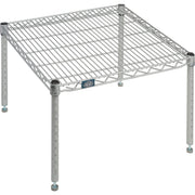 Nexelate Silver Epoxy Wire Dunnage Rack – Wire, Silver, Model P2424EP