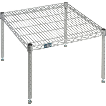 Nexelate Silver Epoxy Wire Dunnage Rack – Wire, Silver, Model P2424EP