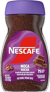Nescafe Nescafé Instant Flavored Coffee, Mocha, 1 Jar (6 Oz)