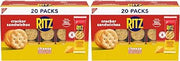 Ritz Cheese Sandwich Crackers, 20 Snack (6 Crackers Per Pack) (Pack of 2)