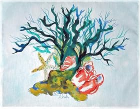 PM1092 Starfish Coral Shells Place Mat - Set of 4