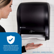 T8400WH Smart Essence Classic Hands Free Paper Towel Dispenser by San Jamar – Standard, Plastic, White