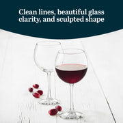 Libbey Large Red 8 / 8 count / Vina Wine Glasses