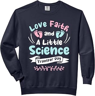 IVF Transfer Day Pregnancy IUI Vitro Infertility Awareness Comfort Colors Adult Sweatshirt