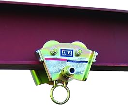 3M DBI-SALA 2103143 Trolley For I-Beam For Use W/Self Retracting Lifeline (Fits Beam Flanges 3"-8" In Width Up To 11/16" Thick), Gold