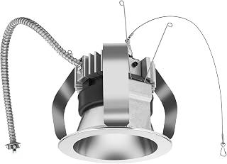 Lithonia Lighting RV6 35/06 120 HSG 600 Lumen 3500K LED Non-IC Retrofit 120V Downlight Housing, 6-Inch