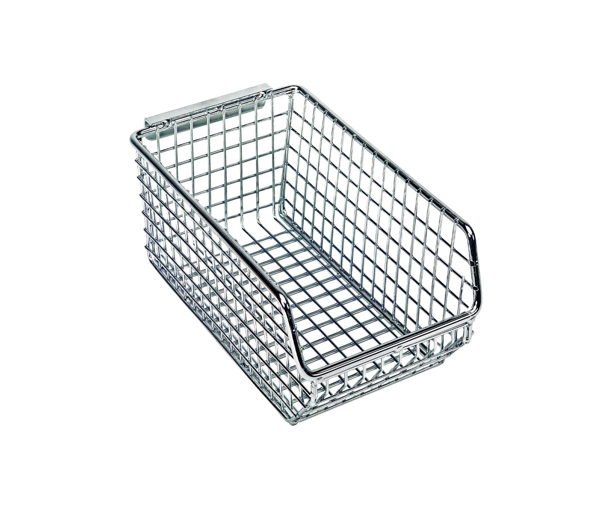 QUANTUM STORAGE SYSTEMS 7-1/4" x 4-1/4" x 3" / Chrome / Chrome Carbon Steel Storage Racks