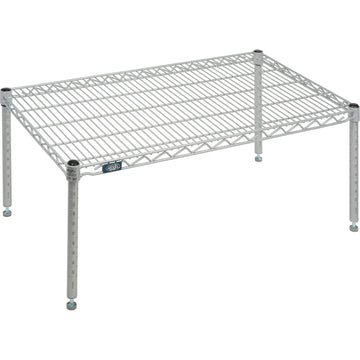 Nexelate Silver Epoxy Wire Dunnage Rack – Wire, Silver, Model P2136EP