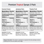 Amoretti Tropical Syrups 3 Pack / 1.7 Fl Oz (Pack of 1) / 1 Syrups