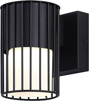 Canarm Javon LED Integrated Outdoor Lantern Light, Black Finish