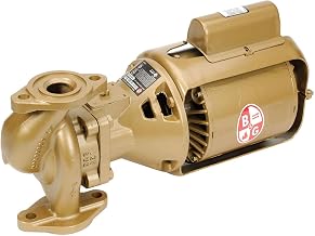 BELL & GOSSETT 523007 Series 100 Type Circulator Pump Bronze, 5.6" Height, 7.5" Wide, 15.6" Length, 5.6 x 15.6 x 7.5
