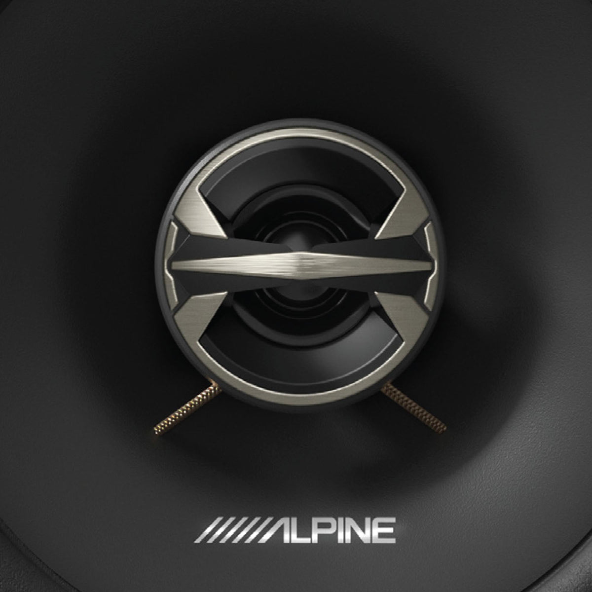 6.5" Coaxial 2-Way Speaker Set by Alpine – polypropylene, Model EL-E65-G