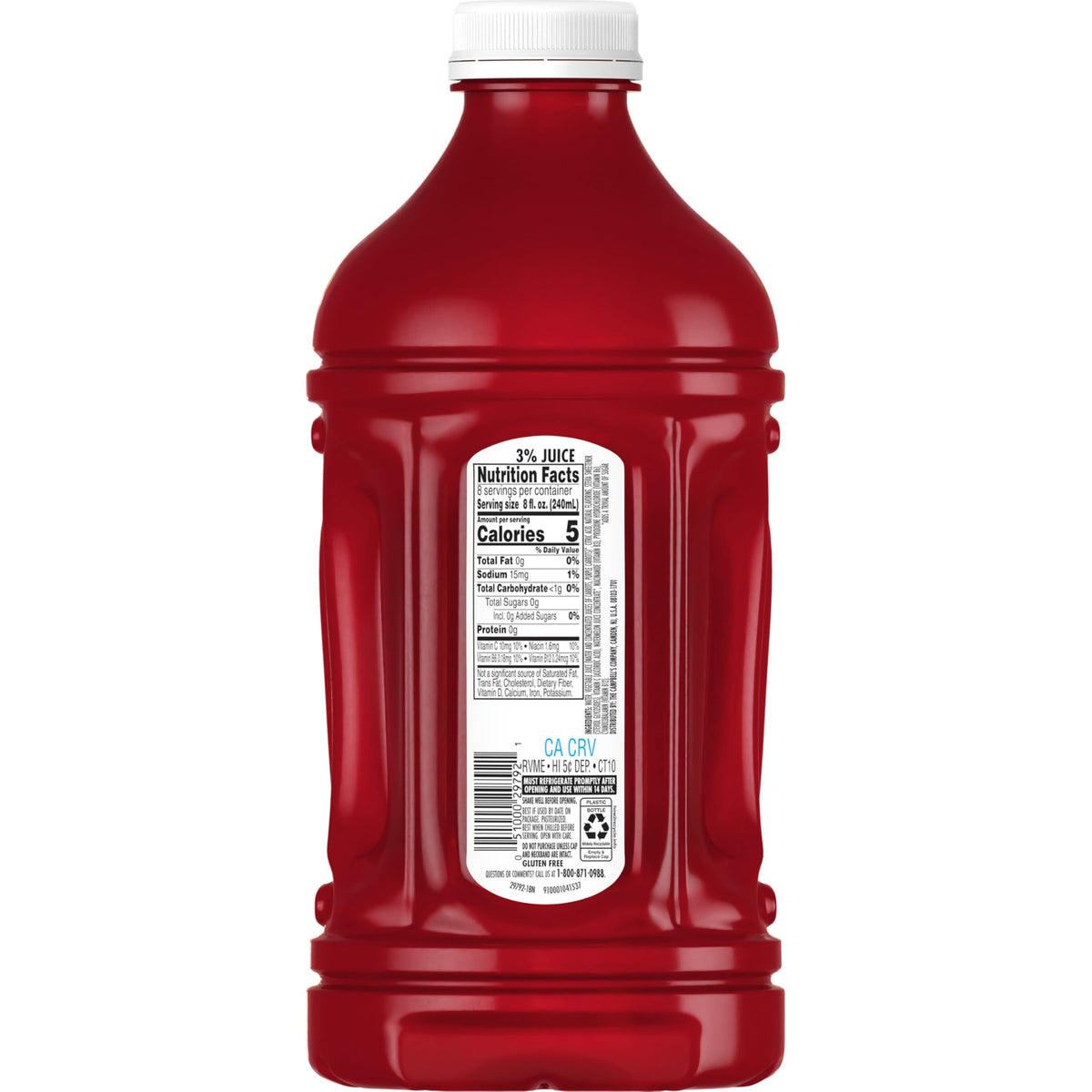 Zero Sugar Watermelon Burst Flavored Beverage by V8 Splash – 64 Fl Oz (Pack of 2), Pink/Red, Model 200000029792