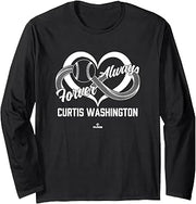Always And Forever Curtis Washington Prospect Baseball Fan Long Sleeve T-Shirt