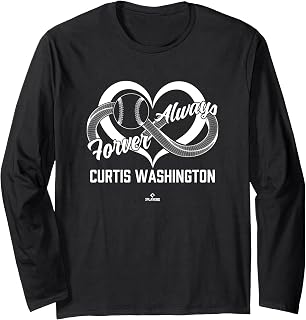 Always And Forever Curtis Washington Prospect Baseball Fan Long Sleeve T-Shirt