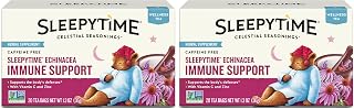 Celestial Seasonings Sleepytime Wellness Echinacea Immune Boost, Caffeine Free, 20 Tea Bags Box (Pack of 2)