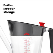 OXO Fat Separator Pitcher, 4 Cup Capacity, Clear