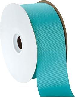 Berwick Offray 2.25" Grosgrain Ribbon, Navajo Turquoise Blue, 50 Yards