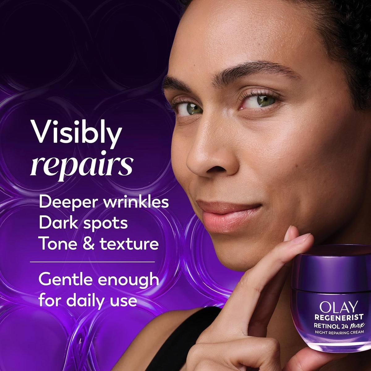 Retinol Night Cream for Women by Olay – 1.7 Ounce (Pack of 1), Purple, Model Olay Retinol Max 1.7oz