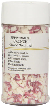 Peppermint Crunch Decoratifs by India Tree – 2.3 Ounce (Pack of 3), Mint Green with Reddish Undertones, Model 10628