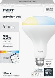 Feit Electric BR30 Smart Flood Light Bulb - Tunable White - 1 Pack
