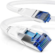 CSL - 10 ft CAT 8 Ethernet Cable - 40 Gbits High Speed LAN Network - Heavy Duty S/FTP PIMF Shielding & RJ45 Connector - CAT8.1 Gigabit - for Router Modem Gaming PS4 PS5 Xbox - Compatible Cat 6 Cat 7
