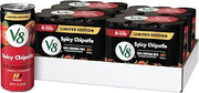 V8 Spicy Chipotle 100% Vegetable Juice, 8 fl oz Can (24 Pack)