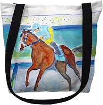 Betsy Drake TY1035S 13 x 13 in. Front Runner Small Tote Bag Black
