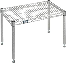 Nexelate Silver Epoxy Wire Dunnage Rack, 24"W x 14"D x 14"H