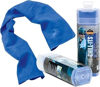 25 pack Ergodyne Chill-Its 6602 Evaporative Cooling Towel, Blue25