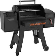 BLACKSTONE 2258 Pellet Grill/Air Fryer Combo Unit, Black | Powder Coated Steel